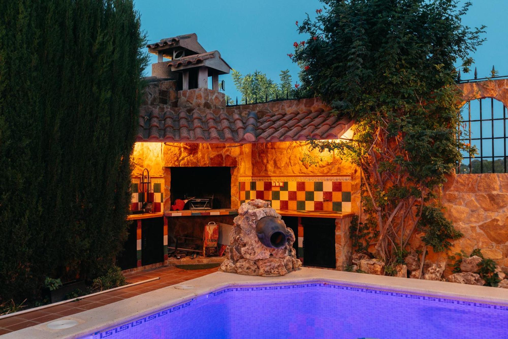Chalet, Villa Rodeada De Naturaleza Piscina A Doce Klm De Valencia Y 7 Del Aeropuerto Ngoại thất bức ảnh